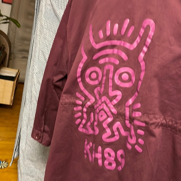 JOYRICH Keith Haring Jackets & Blazers - JOYRICH Keith Haring Collaborated Foul Weather Zip&Button Jacket DISTORTION